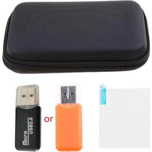 Retro Game Console Protection Bag Dust-proof Storage Handbag Carrying Case Box for RG351v Game Host Card Reader Tempered AXYB