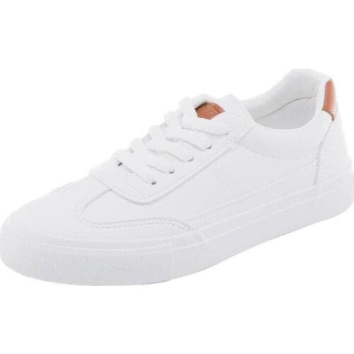 2020 New White Shoes Leather Women Sneakers White Breathable Casual Vulcanized Shoes Zapatillas Hombre