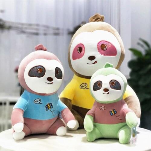 1pc cute Lovely Sloth Plush Toy for Girls Boys Simulation Sloth Stuffed Dolls for Kids Children Birthday Gift Funny Toy for Baby