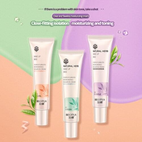 1 Pcs Light And Flawless Moisturizing Natural Concealer Protection Light And Breathable Makeup Base Cream 3 colors Available