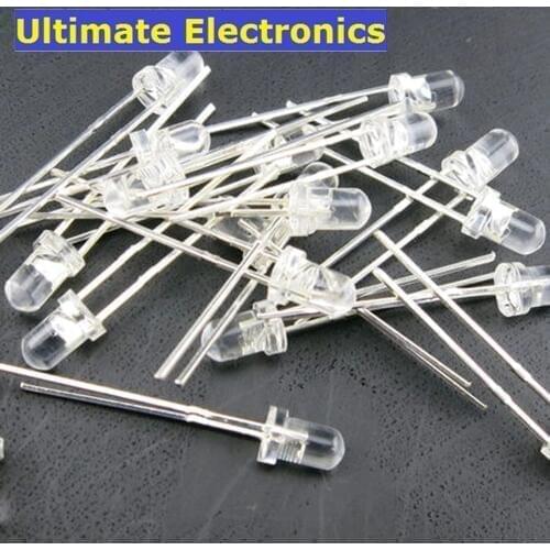 1000PCS 3MM Round Water Clear Top LED Light Emitting Diodes Lamp Bulbs red white blue yellow emerald green pink orange purple