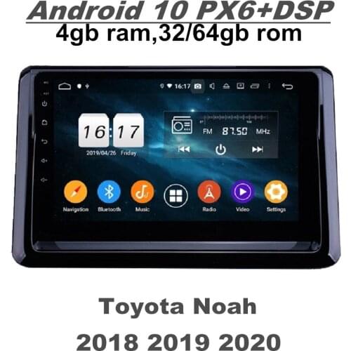 CarPlay & Android Auto I DIN 9" PX6 Android 10 Car DVD for Toyota Noah 2018 2019 2020 DSP Radio GPS WIFI Multimedia Player