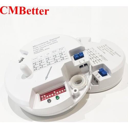 CMBetter 360 degree Microwave Sensor 16w Light Switch Induction Microwave Motion Sensor motion sensor switch 180-240v