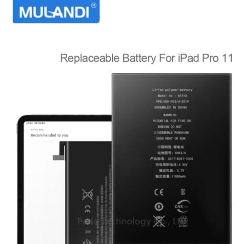 For iPad Pro 11 battery 3 4 Air Air2 Air3 mini 10.2 10.5 12.9 Factory Replacement mobile Battery A2013 A1934 A1979 A1980 A2042