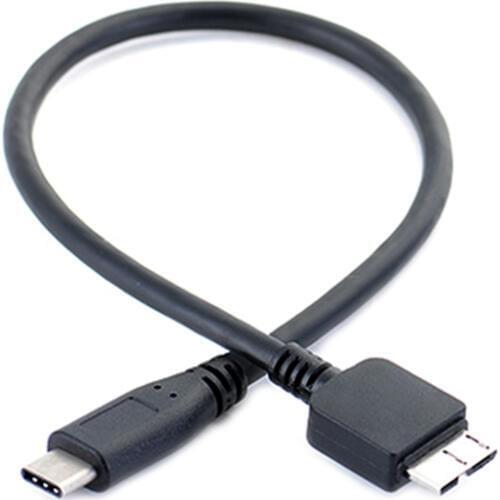 30cm Type C to Micro USB3.0 B Male OTG Data Sync Charger Converter Cable for PAD mobile tablet otg external removable hard disk