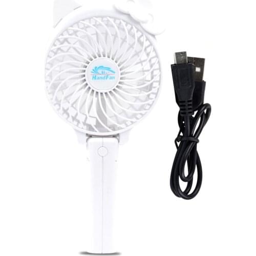 Fashion Speed USB Handheld Battery Rechargeable Multifunctional Mini Fan