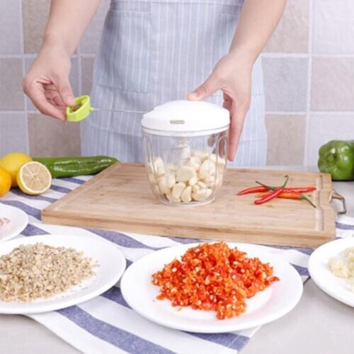 Manual Meat Grinder Meat Fruit Vegetable Nuts Shredders Hand-powered Food Chopper Mincer Mixer Blender To Chopper Kitchen Tool