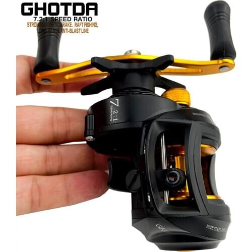 Fishing Reel GF2000 Baitcasting Reel 8kg Max Drag 7.2:1High Speed Wheel Fishing Casting Fishing Pesca Bait casting Reel