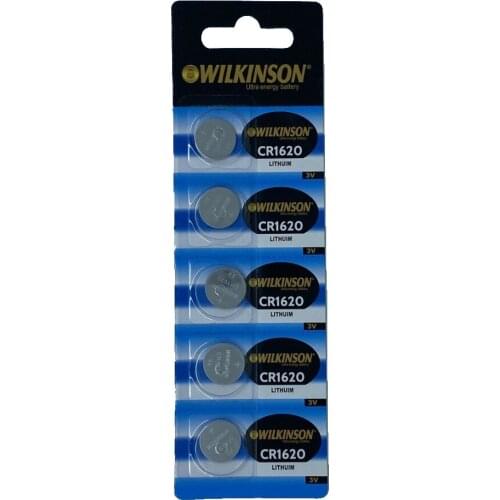 WILKINSON 1620 3V Lithium Button Battery 5'li Package