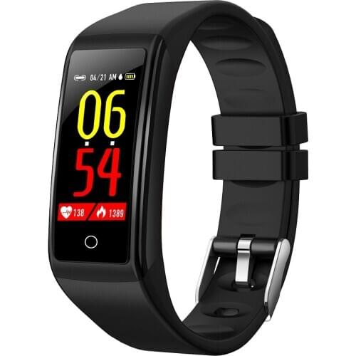 H3 color screen smart bracelet heart rate blood pressure waterproof exercise meter step two-color Bluetooth watch
