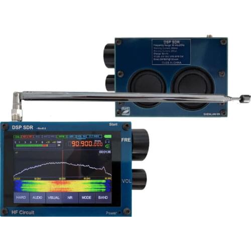 3.5" Touch LCD 50KHz-2GHz Malachite DSP SDR Receiver Malahit Radio Receiver + Battery + Speaker + 4-layer PCB