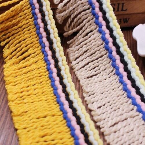 1yard Sewing Fringe Tassel Trim Thin Lace Decoration Silk Tassel Fringe Trim Clothestassels for jewelry diy Accessories Tassels