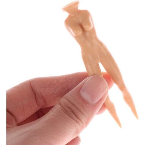 10Pcs/lot Plastic Novelty Naked Nude Lady Golf Tee 76mm Training Tees