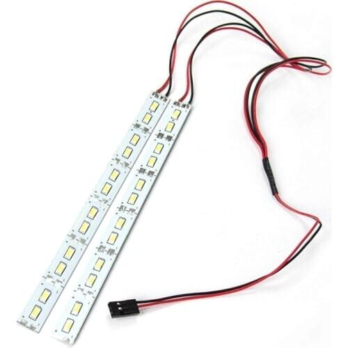 24 Leds Chassis Light Aluminum LED Strip 6V for 1/10 1/8 RC Car Crawler Buggy