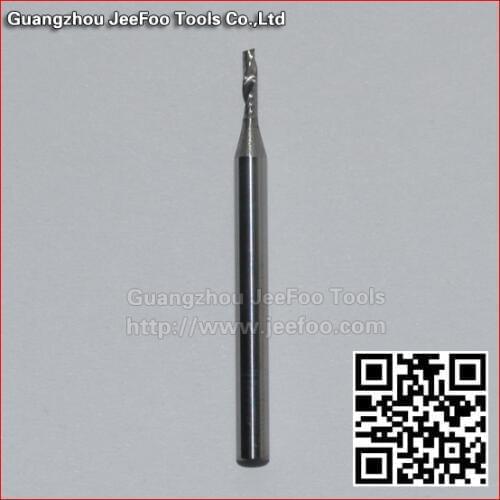 3.175*1.5*6 Solid Carbide one flute bits cutting for arylic /aluminum cutting end mills
