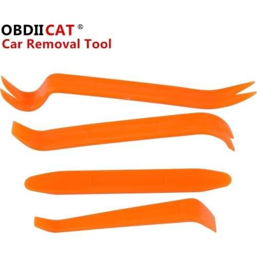 4Pcs/set Plastic Car Radio Door Clip Panel Trim Dash Audio Removal Pry Tool Repairing 50 pack DHL free
