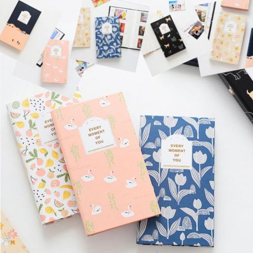 6 Styles 84 Pockets Mini Photo Album for Fujifilm Instax Mini Film Polaroid Photo Album Photos Storage Case