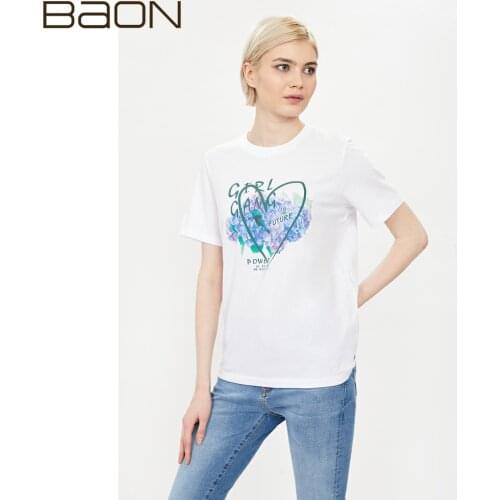 Женские топы и футболки BAON China At AliExpress