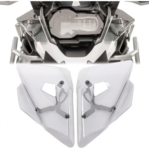 Motorcycle Side Fairing Windshield Windscreen Handguard Hand Protector Cover Smoke Trim For BMW R1200GS LC R1250GS ADV LC