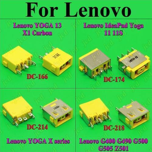 ChengHaoRan 1X DC Power Jack Connector for LENOVO G400 G490 G500 G505 Z501 DC JACK 5pin OGA 13 X1 Carbon yellow Square PORT