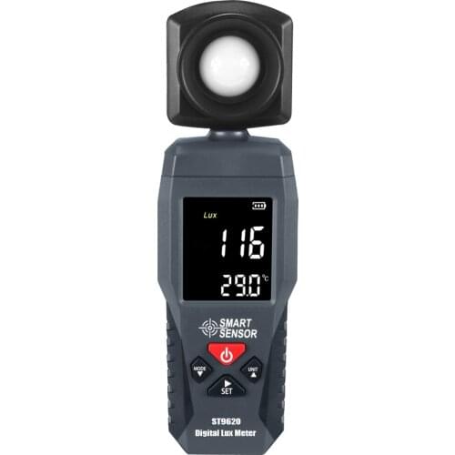 Digital Lux Light Meter Handheld Color LCD UV Radiometer Spectrometers Illuminometer Luminometer Photometer Luxmeter 200000 Lux