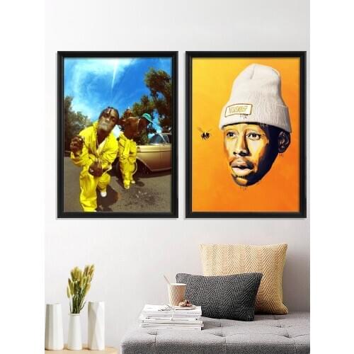 ASAP Rocky Singer A$AP Hit Hop Portrait Rap Poster Home Wall Stiker Prints Decor Room Gift Art Silk