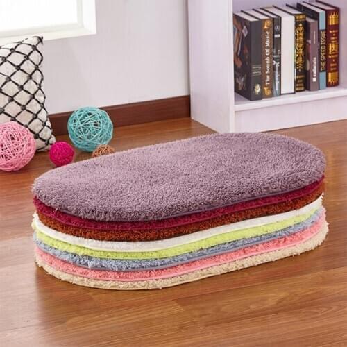 ZDAAZV Modern Non Slip Bath Mat Carpet Round Thicken Soft Rugs For living Room Area Rugs Kids Bedroom Yoga Mats Floor Door Mats