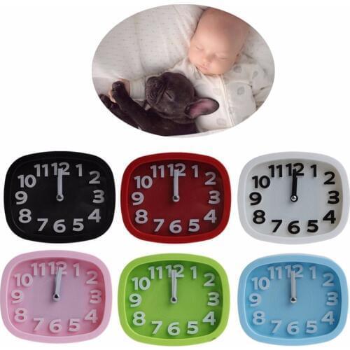 Square Quartz Alarm Table Clock Kids Room Office Home Decor Gift Decorative