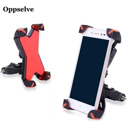 Oppsleve Bike Phone Holder Universal Cell Phone Bicycle Motorcycle Handlebar Mount Cradle for iPhone Samsung Huawei Xiaomi Redmi