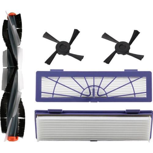 1 x combo Brush blade brush 2 x Hepa Filter 2 x Side Brush For Neato Botvac 70e 75 80 85 Vacuum Cleaner Parts Kits