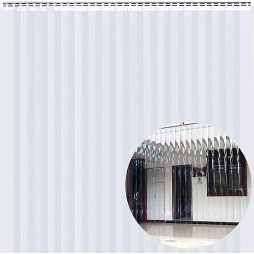 PVC Curtain Strip Transparent Windproof Warehouse Air-conditioning Room Home Hanging Strip Curtain Window Door Screen Soft Glass