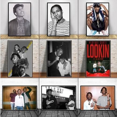 Rap Music Star Hip Hop Art Decor Picture Quality Canvas Painting Home Decor Poster Art Painting Canvas Living Bar Wall Decor