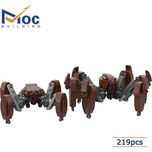 The Crab Robot MOC Block Movie Series in the Clone Wars and Preludes Trilogy