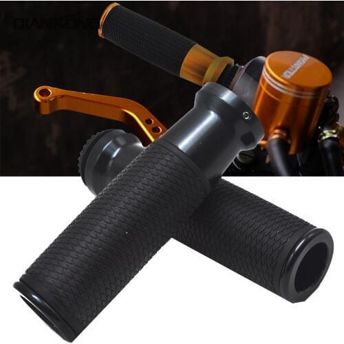 Motorcycle Handle Bar Hand Grips 22mm For YAMAHA TDM850 TDM900 MT03 MT01 MT08 FZR250 FZR400 XJR400 XJR1200 FJR1300 YZF R25 R3
