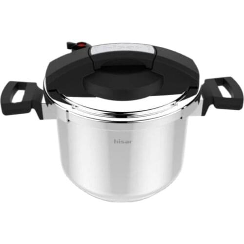 Hisar Neptune 6 lt Pressure Cooker Black | Kitchen Accessories Utensils For Kitchen Saucepan Pressure Cooker Cookware