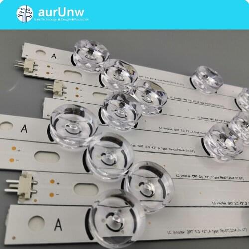 825mm replacement LED strip 8 leds For LG INNOTEK DRT 3.0 42"_A/B TYPE 42LB5610 42LB5510 42LY320C 42GB6310 TV LCD 4sets