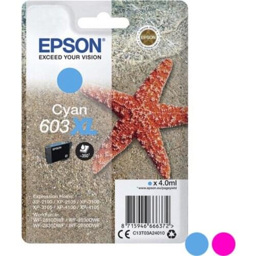 Original Ink Cartridge Epson 603XL 4 ml