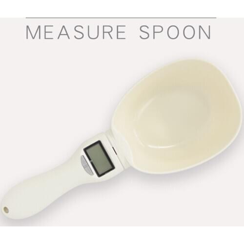 FangNymph High Quality Pets Food Scoop Precise Food Measuring Cup Detachable Food Scooper Digital Scale Spoon Feeding Supplies