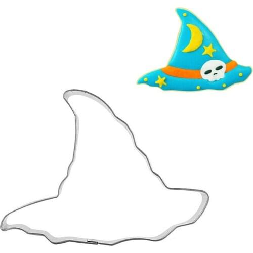Halloween decoration witches hats metal cookie cutter cake decoration baking accessories DH092
