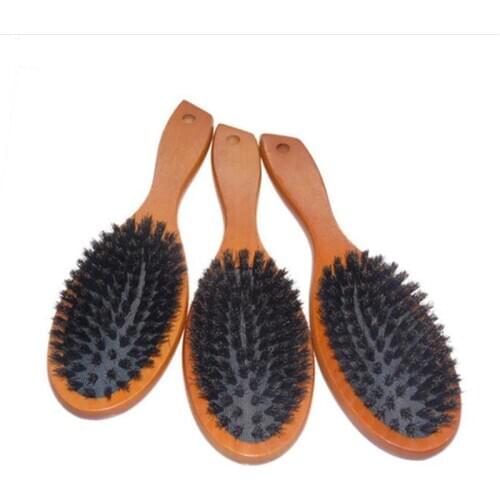 Premium Wooden Hair Brush Improve Hair Growth Wood hairbrush Prevent Hair Loss Comb Bamboo Comb Teeth