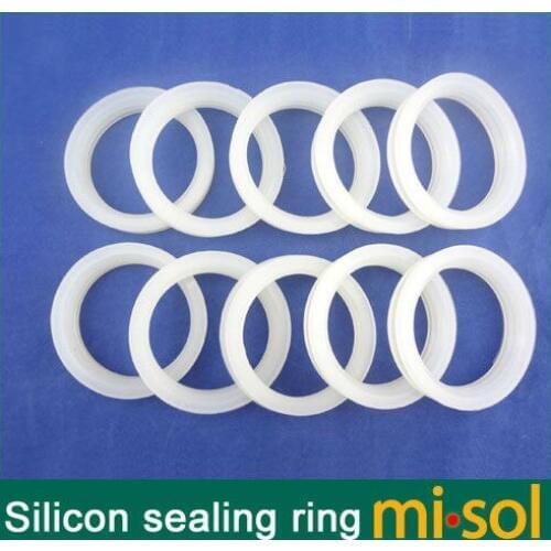10pcs/lot of white silicon sealing ring sealing loop for vacuum tube 58mm, for solar water heater