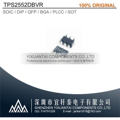 10pcs/lot 100% original TPS2552DBVR TPS2552 2552 SOT23-6