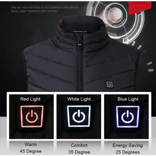 2018 New Arrival Unisex winter Electric Heated Jacket USB Warm Cloth Hot Sale M-XXXL Motocycle Jacket