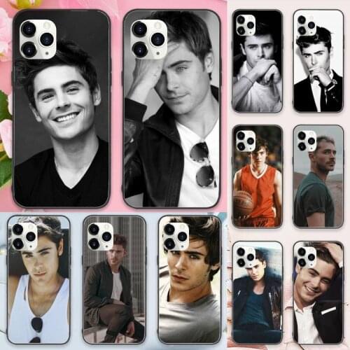 Zac Efron famous actor Phone Case for iPhone 11 12 pro XS MAX 8 7 6 6S Plus X 5S SE 2020 XR Luxury brand shell funda coque