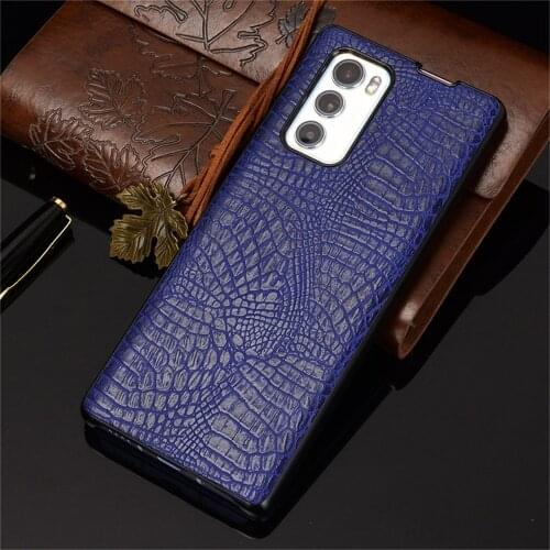 For LG Wing LGWing 5G Case Crocodile Grain Leather Skin Hard Cover Phone Case for LG Wing 2020 Shockproof Cover Protector