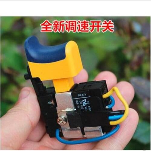 5pcs adjustable speed forward and reverse 7.2V 6V 12V lithium battery rechargeable hand drill switch DC brush motor