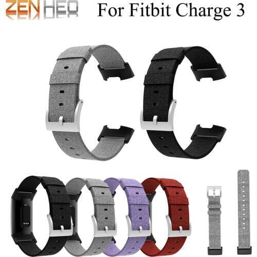 Colorful Strap For Fitbit Charge 3 Smart Bracelet Watch Band Canvas Strap Replacement Men Women Smartwatch For Charge3 Watchband