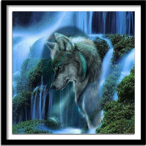 Diamant painting diamond painting full square Diamond embroidery animals wolf diamond round diamond paint 470DD 5d diy