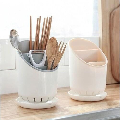 European Style Drain Chopstick Holder Detachable Household Kitchen Kitchen Utensils Storage Creative Plastic Chopstick Cage