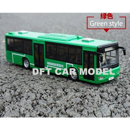 1:42 Alloy jin long B92H BUS Model Car Model Of Childrens Toy Cars Original Authorized Authentic Kids Toys